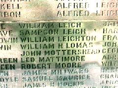 War Memorial, Bollington, Cheshire.