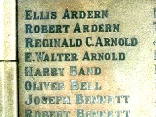 War Memorial, Disley, Cheshire.