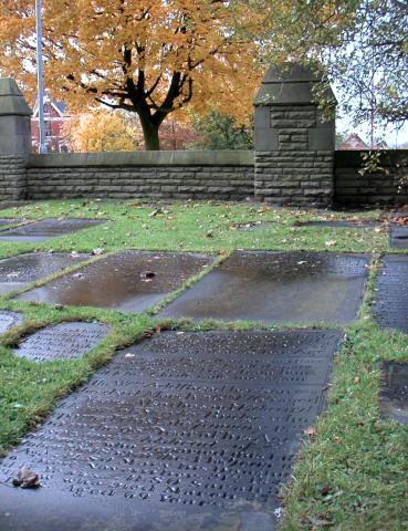 Jane Addshead's grave, Dukinfield Old Chapel, Cheshire.