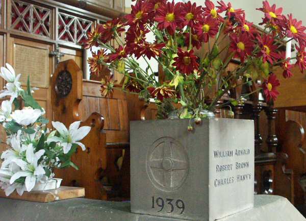 War Memorial, St Luke's Church, Dukinfield, Cheshire.