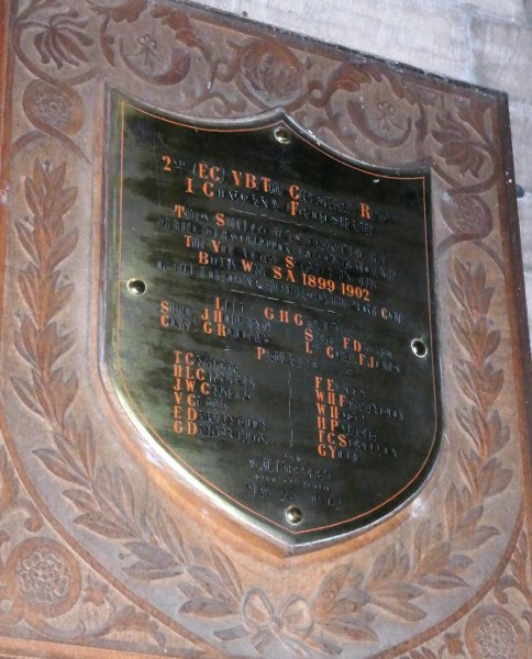Boer War memorial, St Lawrence, Frodsham.