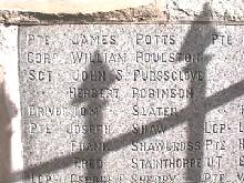 War Memorial, St John's Church, Godley, Cheshire.