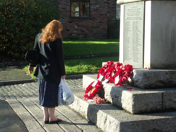 War Memorial, Heaton Mersey, Lancashire..