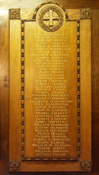 War Memorial, St John, Knutsford, Cheshire.