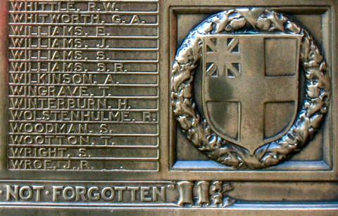 War Memorial, Manchester Corporation Tramways.