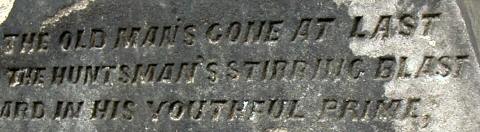 George Newton's Grave, Mottram-in-Longdendale, Cheshire.