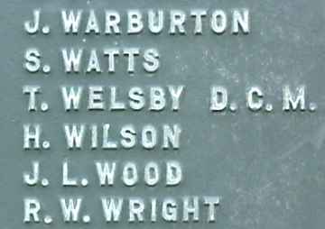 War Memorial, Northenden, Cheshire.