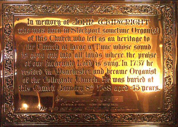 John Wainwright, Stockport, 1768.