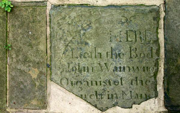 John Wainwright, Stockport, 1768.