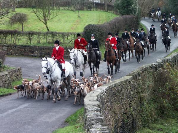 Cheshire Farmers Drag Hunt.
