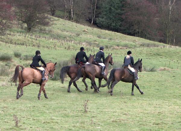 Cheshire Farmers Drag Hunt.