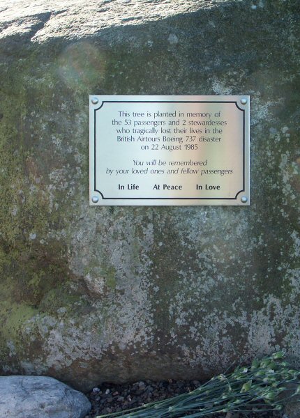 Memorial Garden, Manchester International Airport. 459