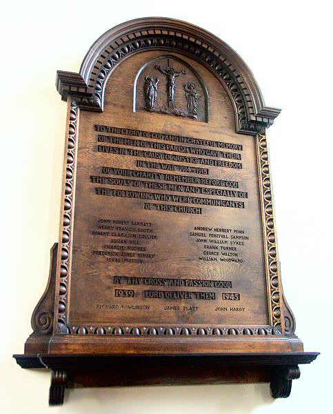 War Memorial, St Peter, Stockport.