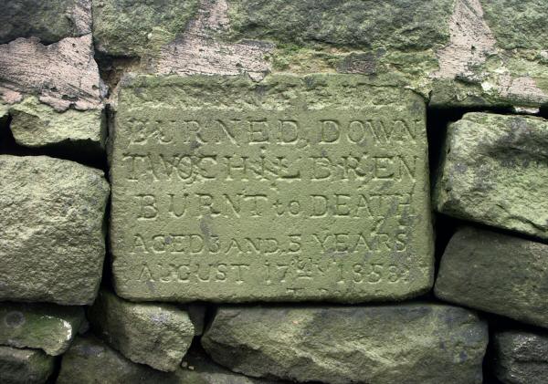 Death by Fire, Tintwistle, 1853.
