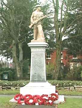 War Memorial, Alsager, Cheshire.