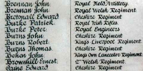 War Memorial, Chapel St, Altrincham, Cheshire.