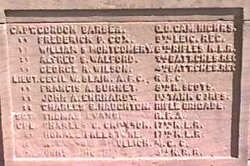 War Memorial, Bromborough, Cheshire.