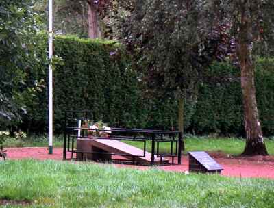 Memorial to Arthur L Brown, Nantwich, Cheshire.