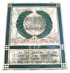 War Memorial, Church Minshull, Cheshire.