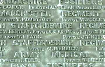 Boer War Memorial, Crewe, Cheshire.