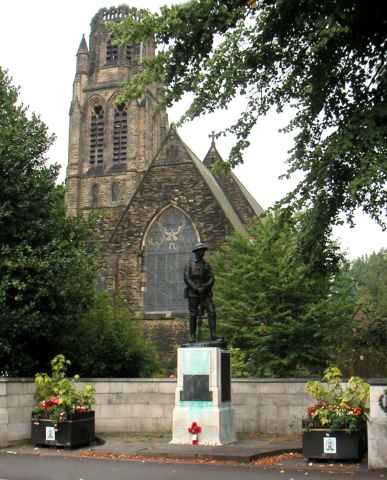 War Memorial, Heaton Chapel and Heaton Moor.