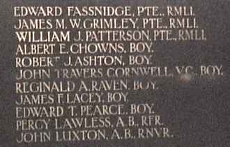 HMS Chester Memorial, Chester Cathedral.