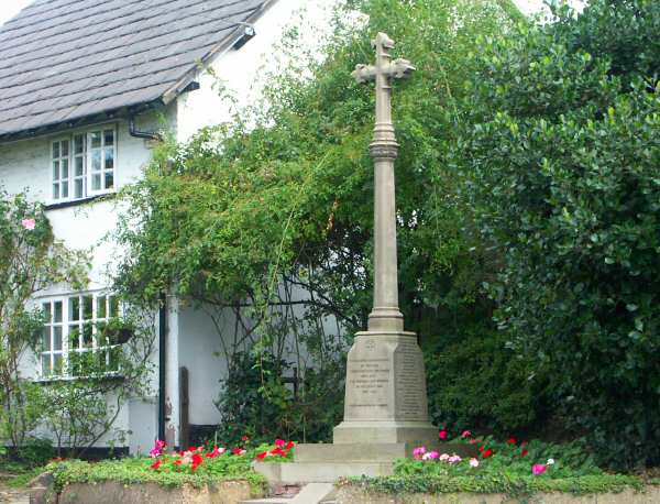 War Memorial, Over Knutsford, Cheshire.