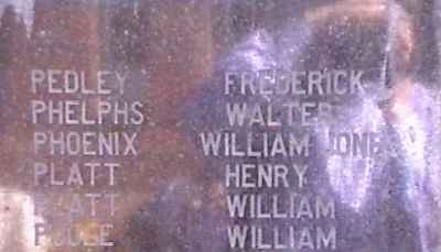 War Memorial, Nantwich, Cheshire.