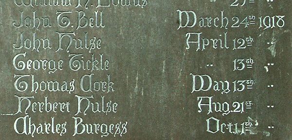 War Memorial, Lower Peover, Cheshire.