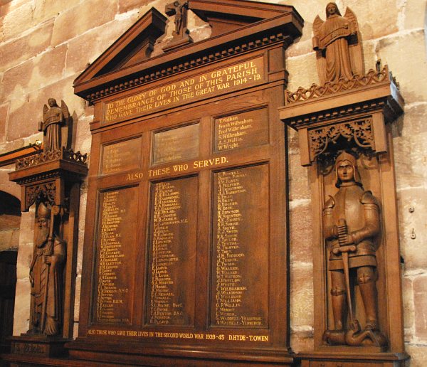 War Memorial, St Peter, Plemstall.