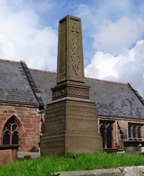 War Memorial, Thornton-le-Moors, Cheshire.
