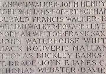 War Memorial, St Hilary's, Wallasey, Cheshire.