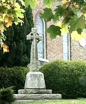 War Memorial, Wistaston, Cheshire.