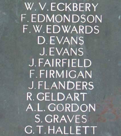 War Memorial, Moreton, Cheshire.