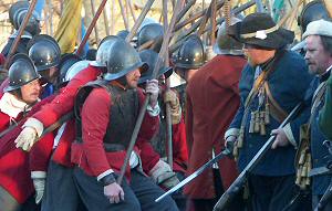 Holly Holy Day re-enactment, Nantwich, Cheshire.